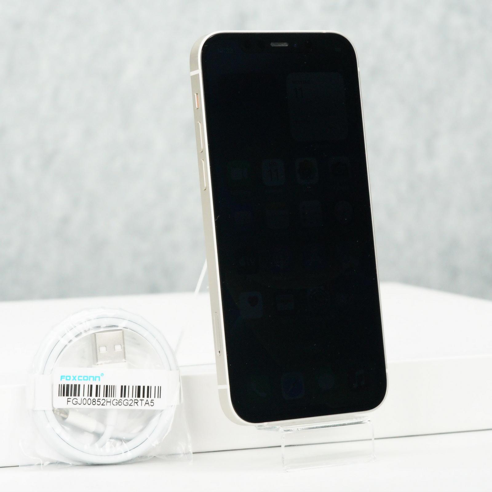 Apple iPhone 12 Weiß - 128GB + Neuer Akku